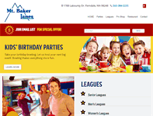 Tablet Screenshot of mtbakerlanes.com